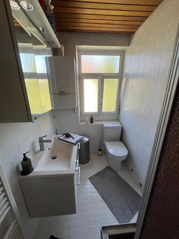 Sicherheit für die Mama - WC Vorher